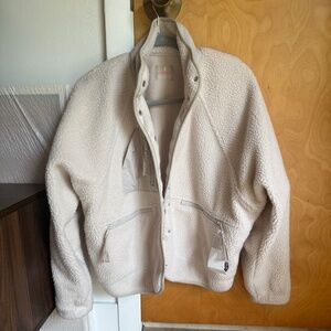 NWT FP Movement Hit the slopes fleece jacket size S muted beige